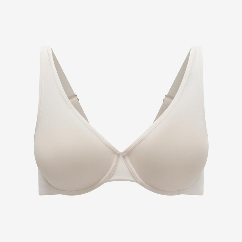 ThirdLove Organic Cloud Cotton Perfect Coverage Bra Size 40Fsea-salt / 40F